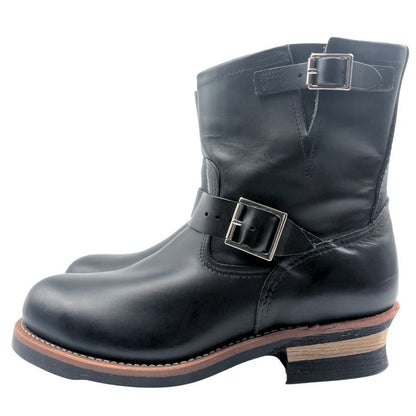 レッドウイング エンジニアブーツ レザー ハイカット  2976 メンズ サイズ9D ブラック RED WING 約27.5cm【AFC33】