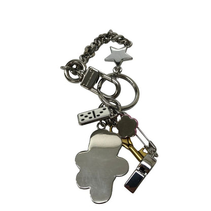 マークジェイコブス バッグチャーム チェーンストラップ シルバーカラー MARC JACOBS【AFI14】【中古】