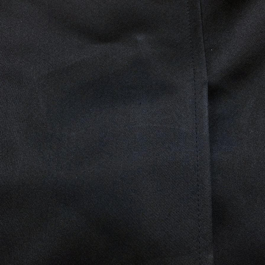 美品◆トム フォード ステンカラー コート シルク100% レディース サイズS ブラック TOM FORD 【AFB7】