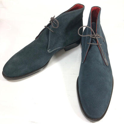 デビッド チャッカブーツ スエード ネイビー メンズ サイズ26.5 DAVID 約26.5cm【AFD4】
