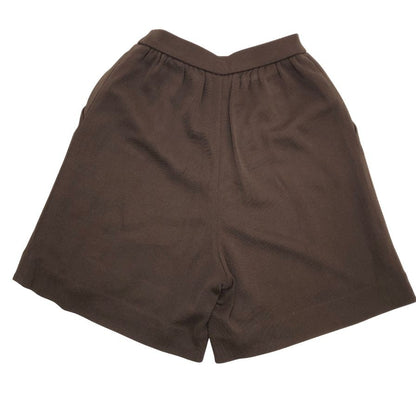 フォクシー ブティック ショートパンツ ニット ハーフ ウエストゴム ブラウン レディース サイズ 38 FOXEY BOUTIQUE 【AFB3】
