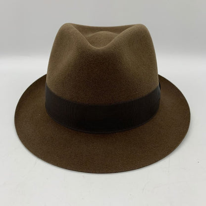 カシラ × ノックス 中折れハット ラビット メンズ サイズ58cm ブラウン CA4LA×KNOX