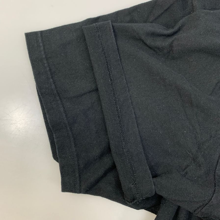 美品◆ゴッドセレクション×ウィンダンシー Tシャツ ブラック ロゴ メンズ サイズXL GOD SELECTION XXX×WIND AND SEA 【AFB7】