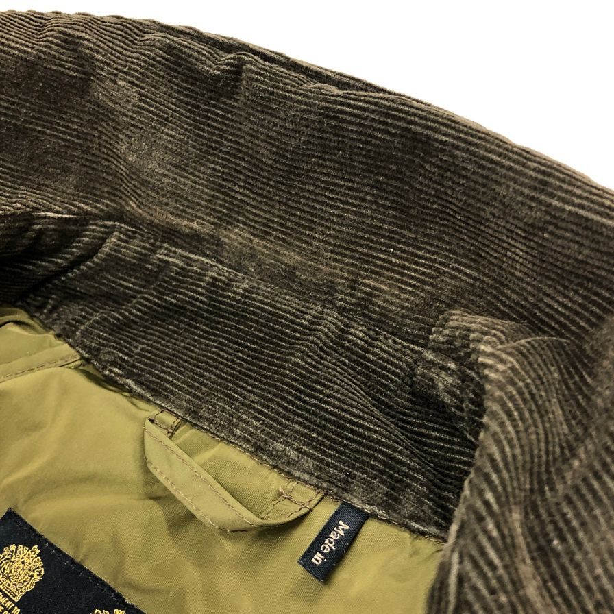 極美品◆バブアー ビデイル ノンオイルド コットンナイロンクロス ジャケット グリーン系 サイズ36  Barbour 【AFB14】