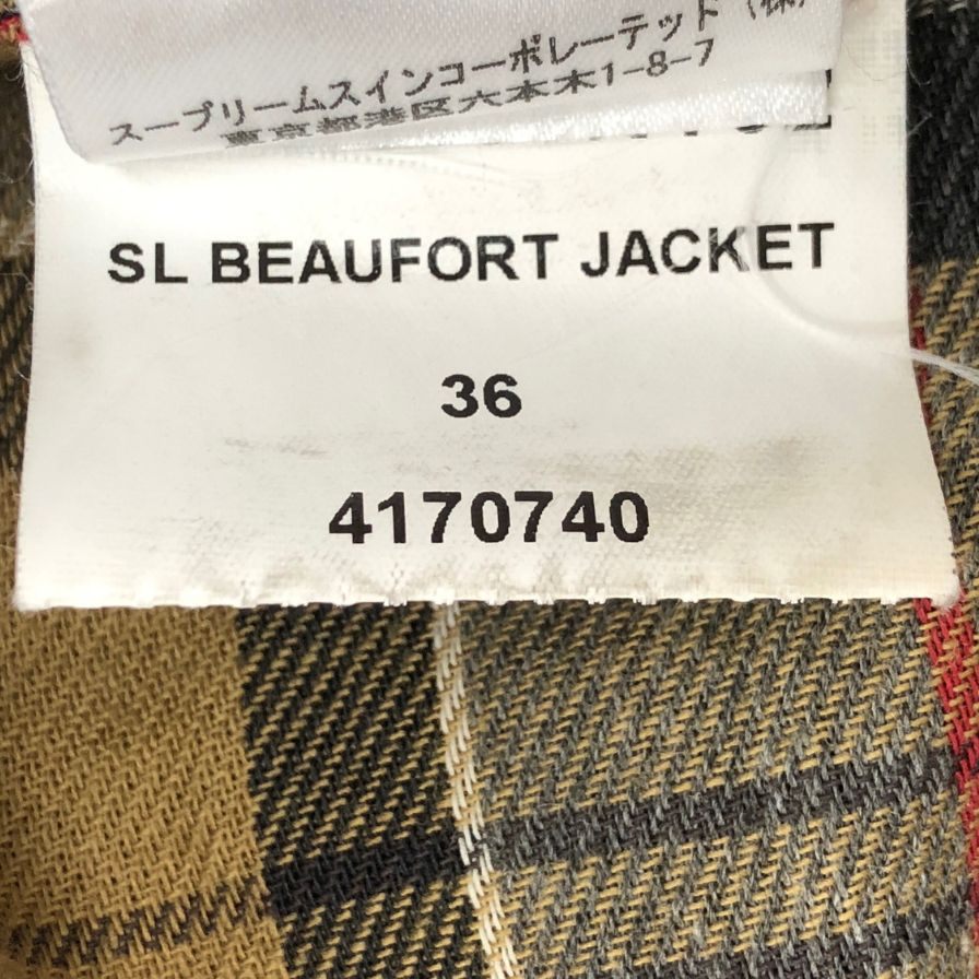 バブアー オイルドジャケット SL ビューフォート 3ワラント ネイビー メンズ サイズ36 BARBOUR BEAUFORT【LA】