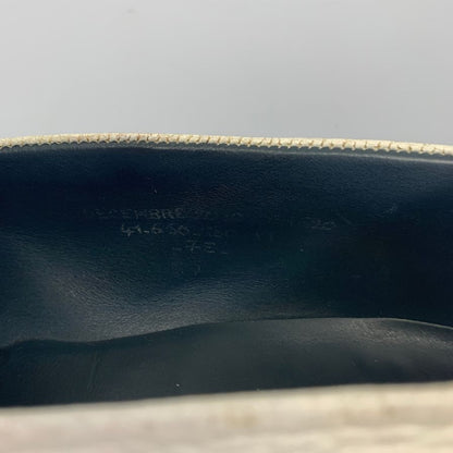 ジェイエムウエストン シグネチャー ローファー 180 グレインレザー ホワイト サイズ7E メンズ J.M.WESTON 約26.5cm【AFC7】