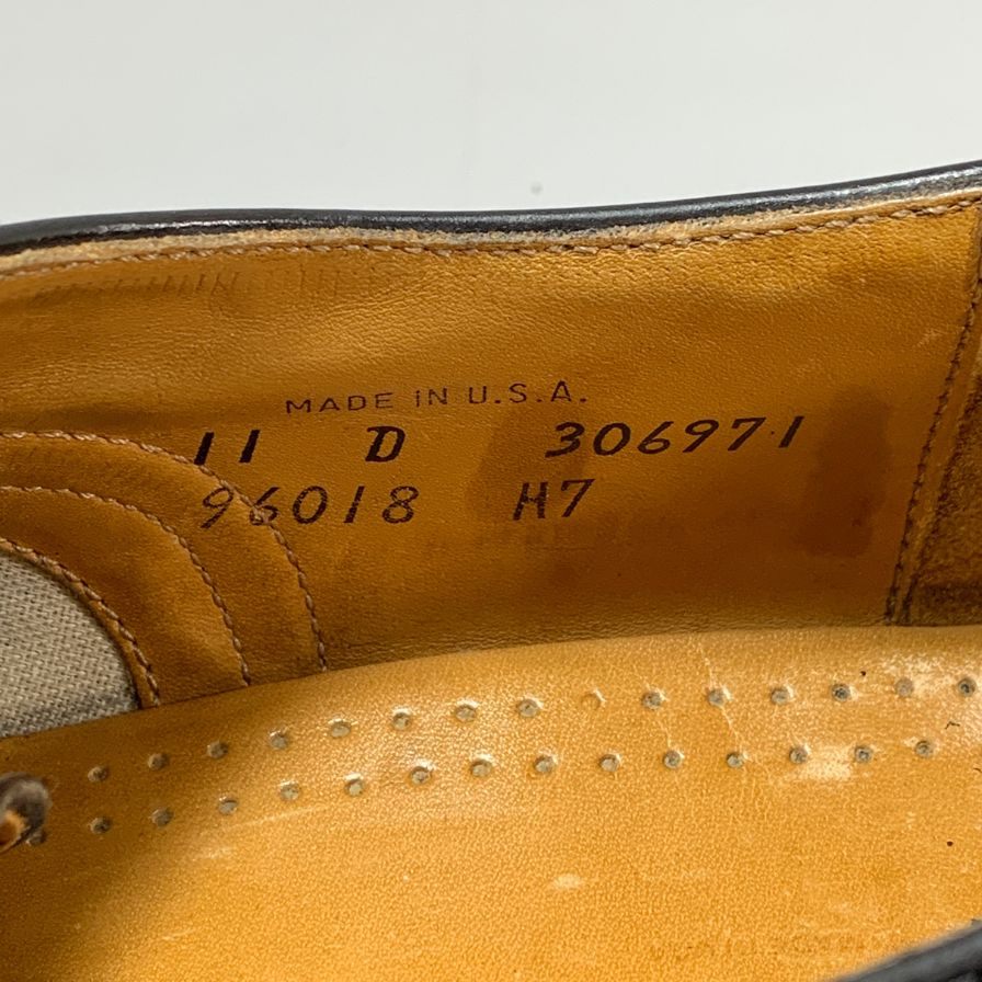 コールハーン レザーシューズ ウイングチップ ガラスレザー ブラック サイズUS11D メンズ COLE HAAN 約28.5cm【PTM1】