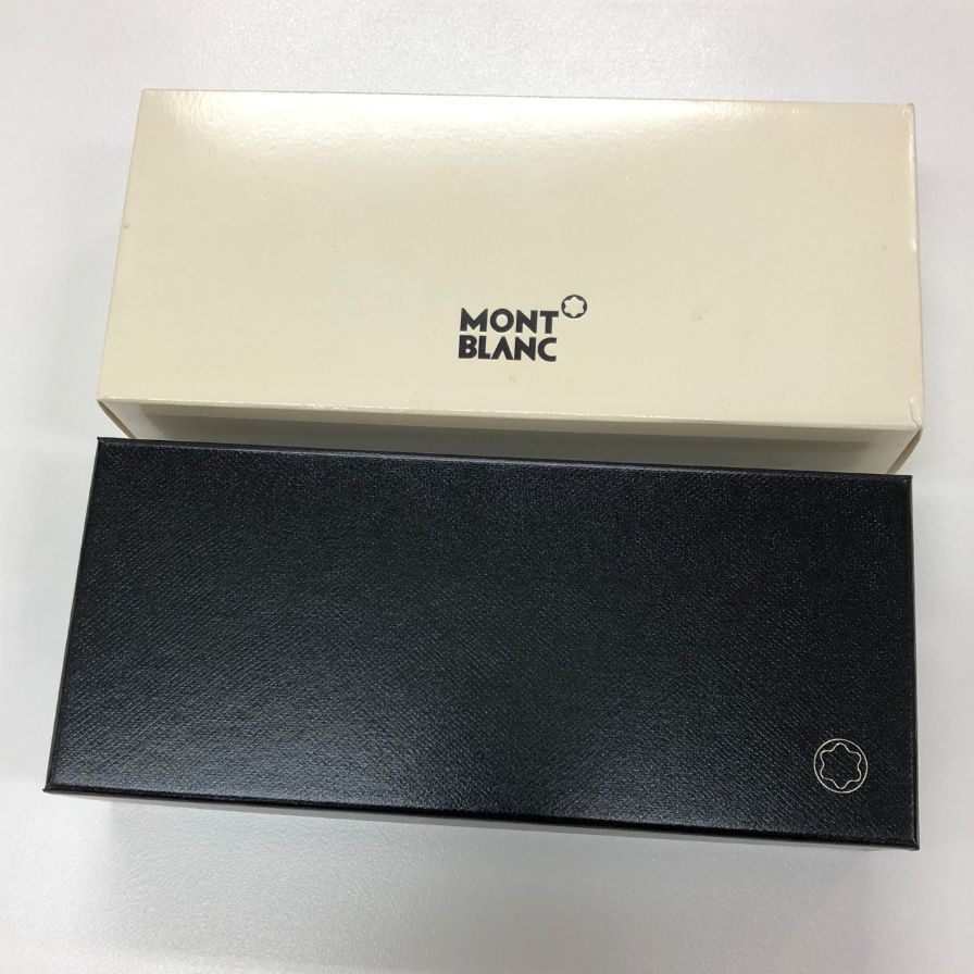 モンブラン ペンケース ナイトフライト 1本用 ブラック レザー Mont Blanc【AFI18-2】【中古】