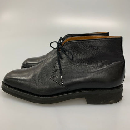 ジェイエムウエストン チャッカブーツ カーフ ブラック UK5.5E J.M.WESTON ブーツ 約25.5cm【LA】【中古】