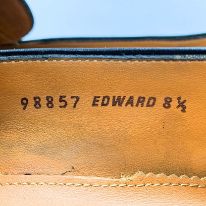 ジャランスリウァヤ コインローファー 98857 カーフ ブラック UK8ハーフ メンズ Jalan Sriwijaya EDWARD ローファー 約26.5cm【LA】【中古】
