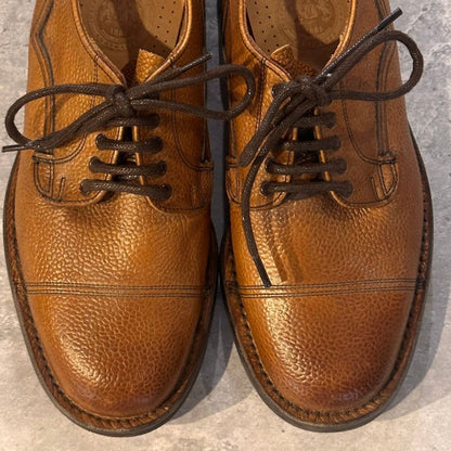 ジョセフ チーニー レザーシューズ ケンゴン グレインレザー ブラウン系 UK5 メンズ JOSEPH CHEANEY CAIRNGORM ビジネスシューズ 約24.5cm【LA】【中古】