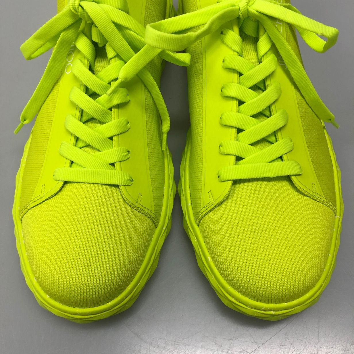 ジミーチュウ スニーカー DIAMOND LIGHT サイズ45 イエロー メンズ JIMMY CHOO 約30.0cm【AFD4】