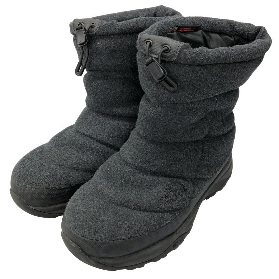 ザ ノースフェイス ウィンターブーツ ヌプシ ブーティ  ウォータープルーフ ウール メンズ グレー サイズ26 NF51873 THE NORTH FACE Nuptse Bootie WP VI 約26.0cm【AFC8】