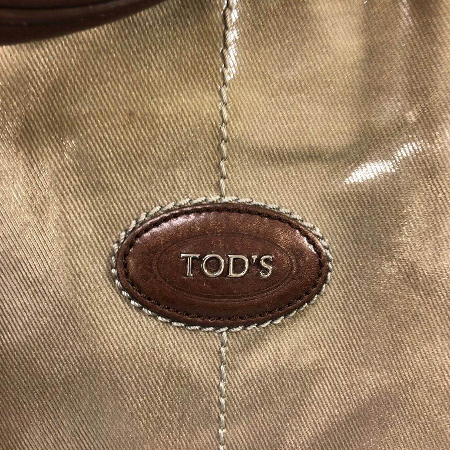 トッズ Gライン 2way ショルダーバッグ トートバッグ　グレー TODS【AFE8】