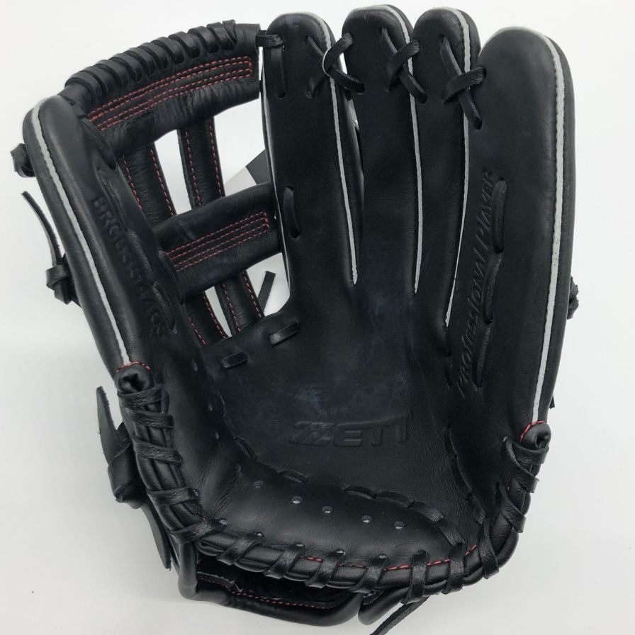 ゼット グローブ 野球 右投げ 軟式 オールラウンド BRGB35440 ブラック ZETT【AFI22】【中古】