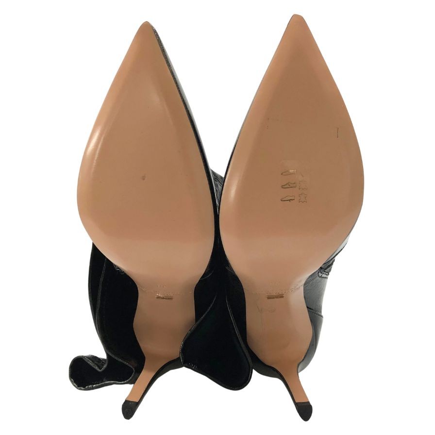 エリザベッタ フランキ ロングブーツ サイズ38 ブラック レディース ELISABETTA FRANCHI 約24.5cm【AFC41】