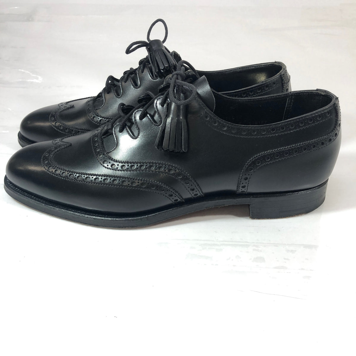 クロケット＆ジョーンズ GHILLIE  ギリーシューズ カーフ ブラック サイズUK6.5E  Crockett & Jones 約25.0cm【AFC29】