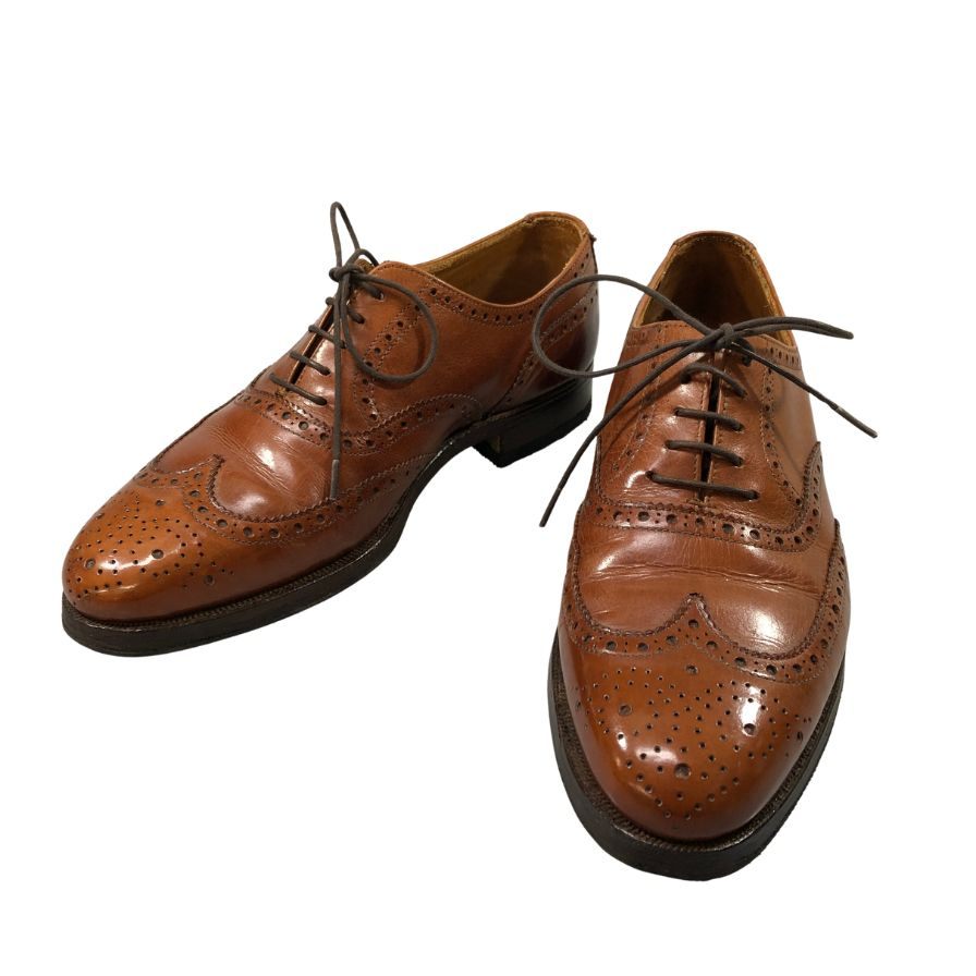 ロイドフットウェア レザーシューズ ウイングチップ メンズ ブラウン サイズUK5E Lloyd Footwear 約24.0cm【AFC49】