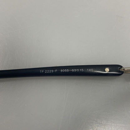 ティファニー メガネ フレーム ウェリントン ハードウェア ブルー×ブラック TF 2229-F 8055 53□15 140 Tiffany＆Co.【AFI5】