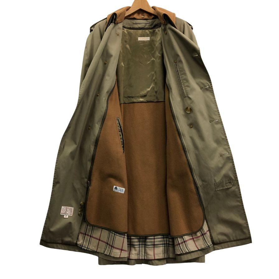 極美品◆ブルックスブラザーズ トレンチコート ライナー付き ベージュ コットン想定 USA製 メンズ38 Brooks Brothers 【AFF19】