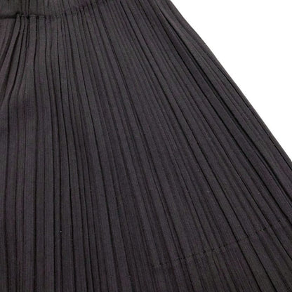 プリーツプリーズ イッセイミヤケ プリーツパンツ PP51JF614 ラミー レディース ブラウン サイズ4 PLEATS PLEASE ISSEY MIYAKE 【AFB19】
