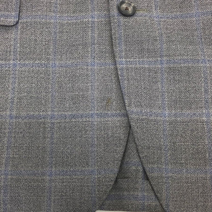美品◆ブルックス ブラザーズ テーラードジャケット シングル グレー チェック柄 MILANO サイズ44 メンズ Brooks Brothers 【AFA16】