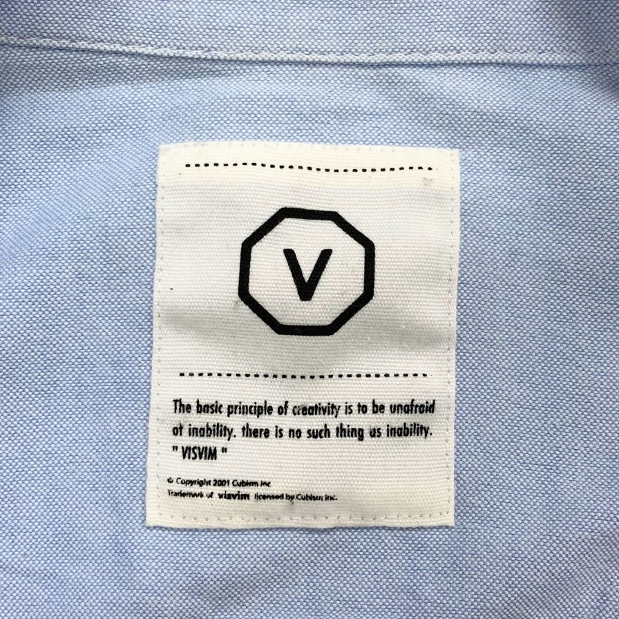 中古◆ヴィズヴィム ビズビム コットン ジャケット 101 メンズ ブルー サイズL visvim 【AFB41】