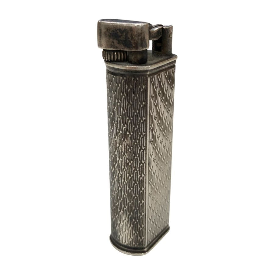 ダンヒル ガスライター シルフィード メッシュ 銀無垢 ヴィンテージ SV925 メンズ dunhill【AFI5】【中古】