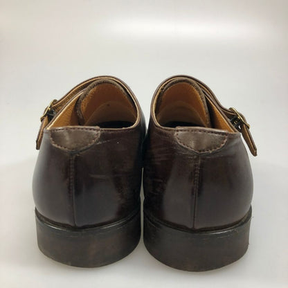 アーバンリサーチ ドアーズ レザーシューズ ダブルモンク 革靴 ブラウン メンズ サイズ7 URBAN RESEARCH DOORS 約25.0cm【AFC4】