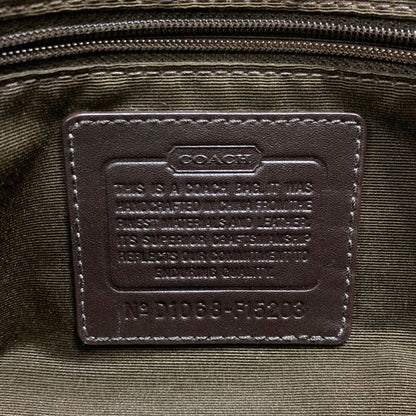 コーチ ショルダーバッグ シグネチャー キャンバス レザー ワンショルダー F15203 ブラウン ベージュ COACH【AFE3】