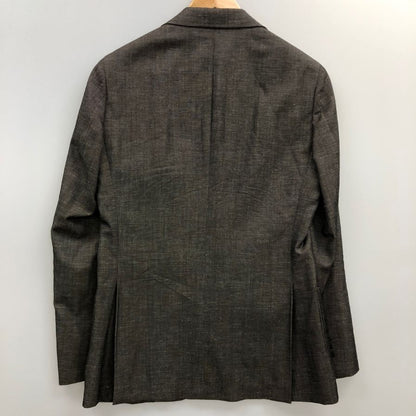 中古◆スーツセレクト ウールリネン テーラードジャケット SLJP1963 ブラウン サイズY5 メンズ SUIT SELECT 【AFB33】