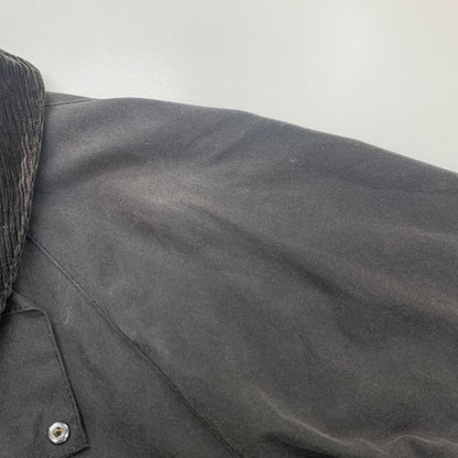 美品◆バブアー コート バーレー 2ワラント グレー ワックスドコットン サイズ38  BARBOUR BURGHLEY 【AFA18】