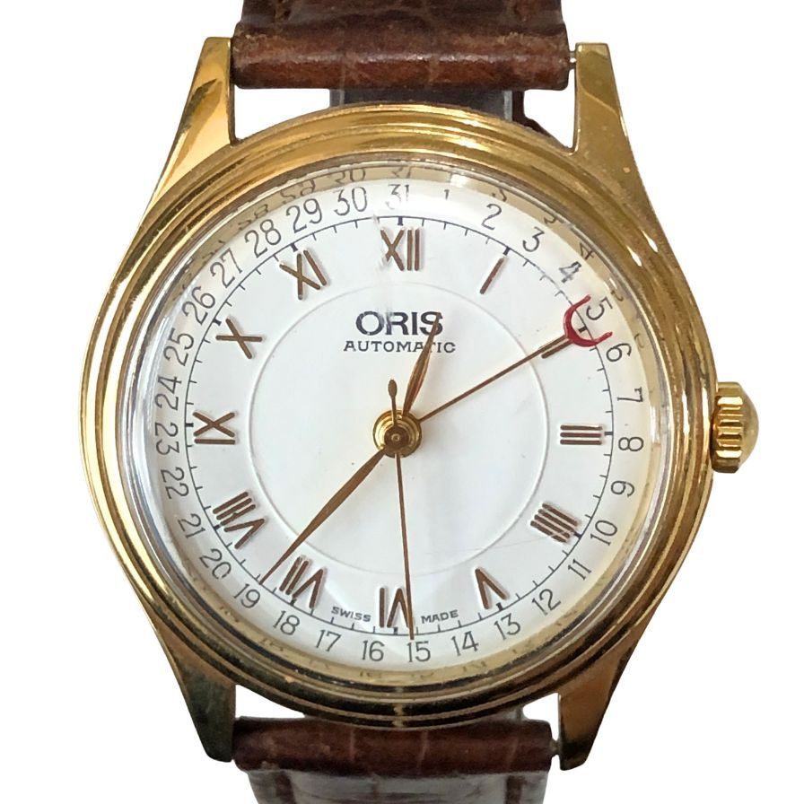 オリス 7403 オートマティック 腕時計 メンズ ゴールド ORIS【AFI4】