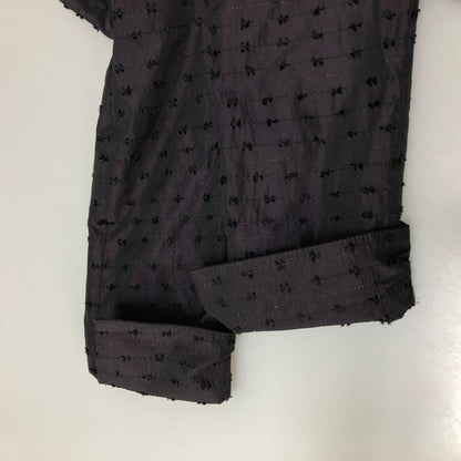 極美品◆エムズグレイシー 長袖ワンピース パールボタン ブラック レディース サイズ36 M'S GRACY 【AFB38】