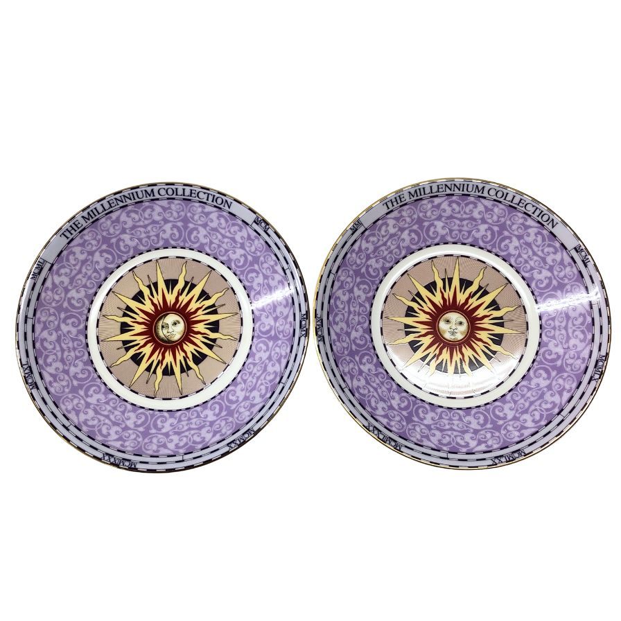 ウェッジウッド ペア カップ&ソーサー ミレニアムコレクション 19世紀 1999年 WEDGWOOD【AFI22】【中古】