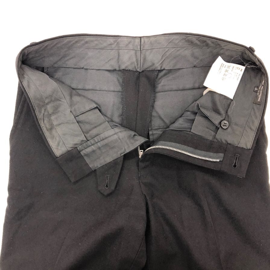 コムデギャルソン オム AD2001 ウールスラックス メンズ ブラック サイズS COMME des GARCONS HOMME 【AFB13】