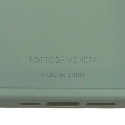 ボッテガヴェネタ iPhoneケース iPhone15Pro ラバー イントレチャート グリーン系 BOTTEGA VENETA【AFI27】【中古】