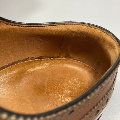 バリー スクライブ ウイングチップ ブラウン サイズUK7E BALLY Scribe 約25.5cm【AFC31】