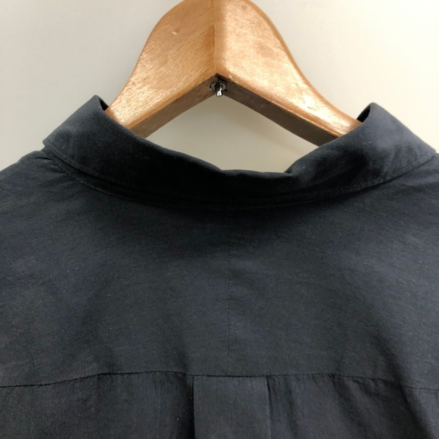 極美品◆コモリ 26AW コモリシャツ ネイビー メンズ サイズ2 E03-02001 COMOLI 【AFB13】