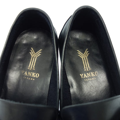 Used ◆YANKO loafer leather men's black size 6 YANKO [AFC43] 