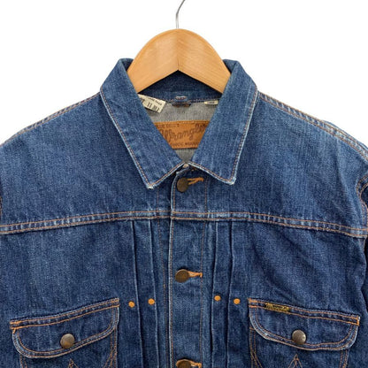 美品◆ラングラー デニムジャケット 11MJ M4757 コットン サイズL メンズ ブルー Wrangler 【AFB36】