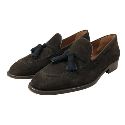 ハケットロンドン タッセルローファー スエード メンズ サイズUK6 ブラウン×ブラック HACKETT LONDON 約25.0cm【AFC48】