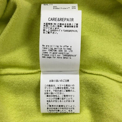 極美品◆ヨネトミ ハイネックセーター サイズ4 ネオンカラー ウール混 日本製 メンズ YONETOMI 【AFB44】