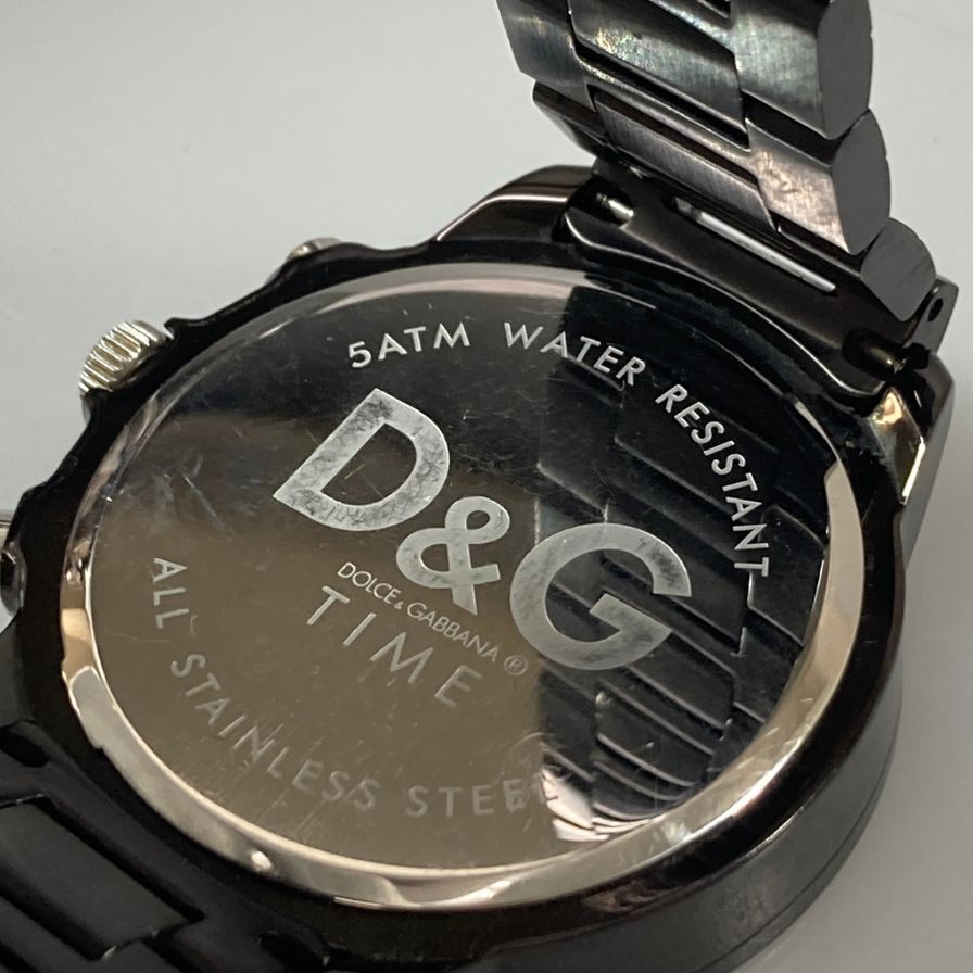 ドルチェ＆ガッバーナ  DW0192 腕時計  黒文字盤 ナバジョ クオーツ D&G【AFI4】