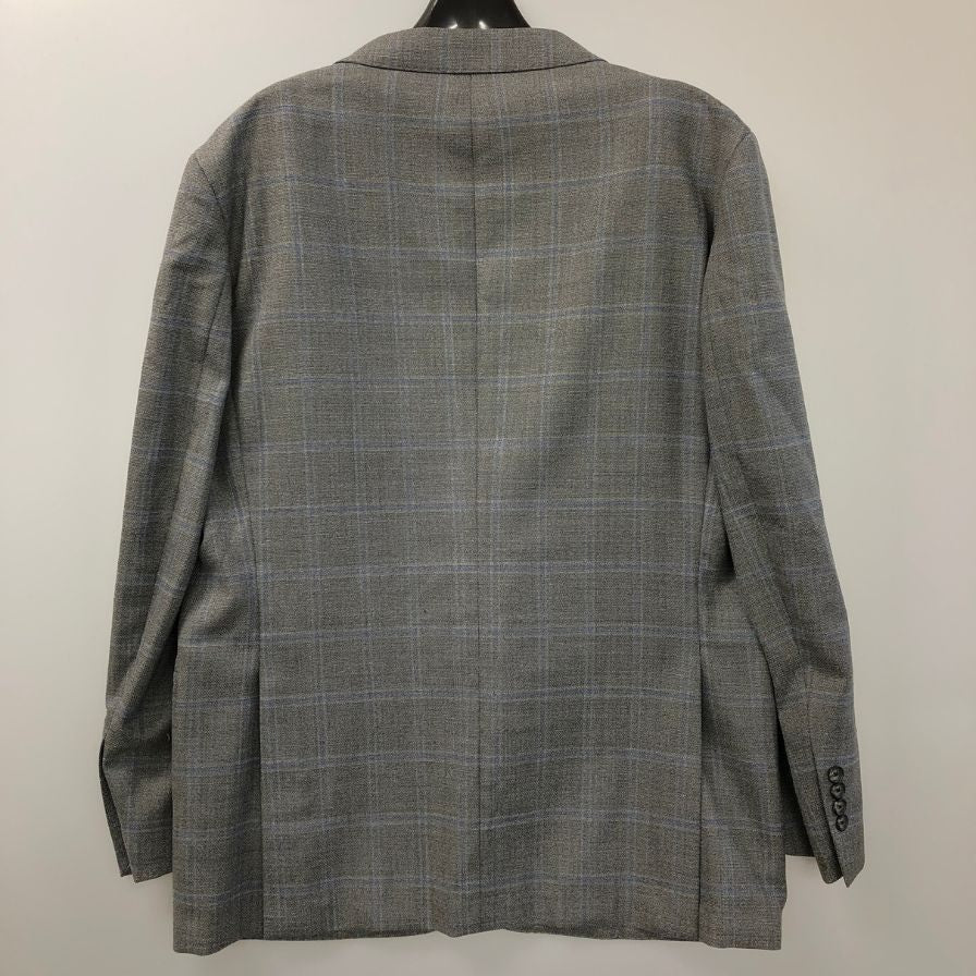 美品◆ブルックス ブラザーズ テーラードジャケット シングル グレー チェック柄 MILANO サイズ44 メンズ Brooks Brothers 【AFA16】