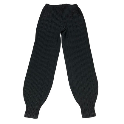 プリーツプリーズ パンツ イージーパンツ PP31-JF123 ポリエステル レディース ブラック サイズ3 PLEATS PLEASE 【AFB33】