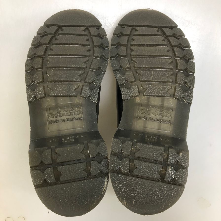 ローク オールドマンズテイラー別注 マッコーリー サイドゴアブーツ ブラック サイズUK5 Loake 約24.0cm【AFD15】