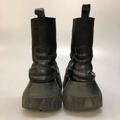 リックオウエンス ビートルメガトラクターブーツ ブラック レザー メンズ サイズ41 RU02D6860 RICK OWENS 約26.0cm【AFD7】