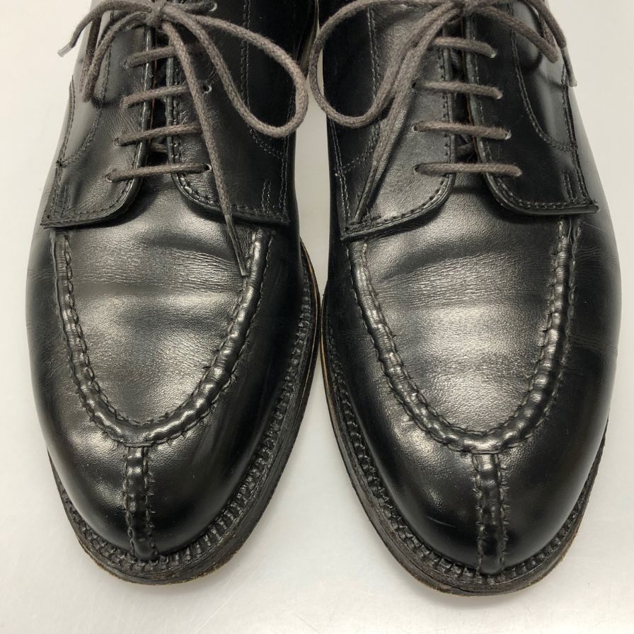 オールデン レザーシューズ Vチップ 961 カーフ ブラック サイズUS7.5D ALDEN ビジネスシューズ 約25.5cm【LA】【中古】