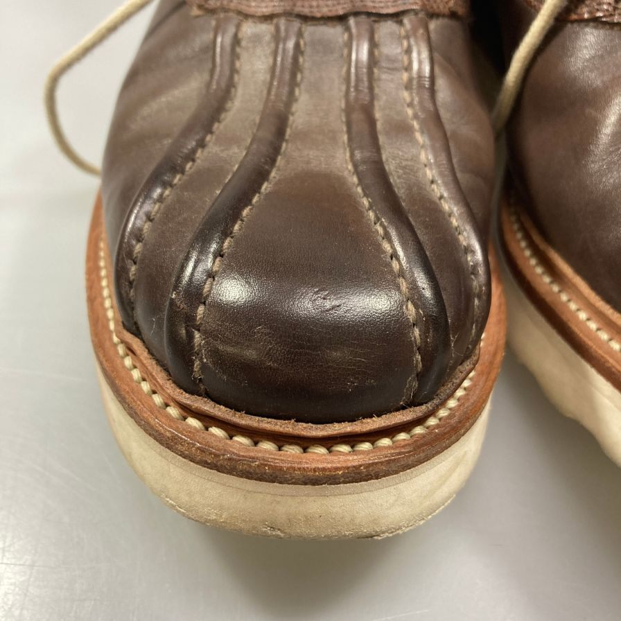 グレンソン ダックブーツ ブラウン サイズ不明 UK7相当 GRENSON 約26.0cm【AFC47】